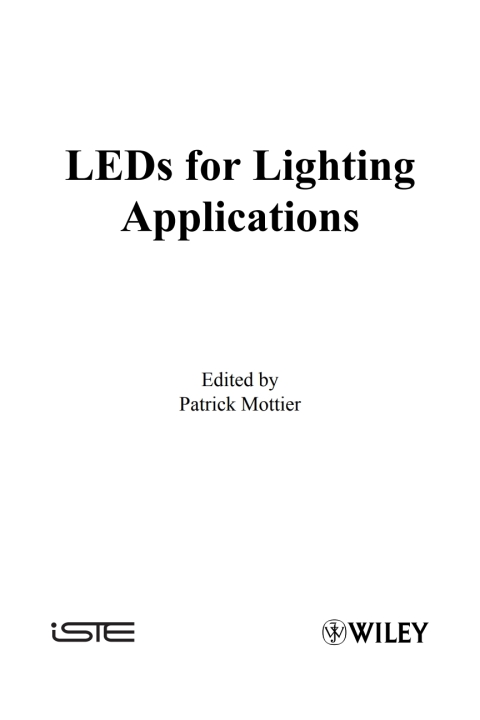 Cover image for book LED for Lighting Applications
