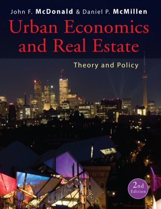 Urban Economics and Real Estate Theory and Policy