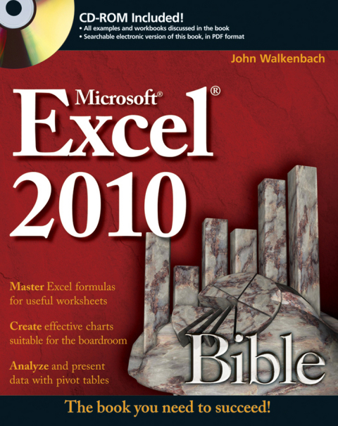 Cover image for book Excel 2010 Bible