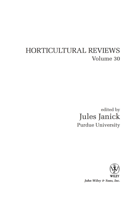 Cover image for book Horticultural Reviews