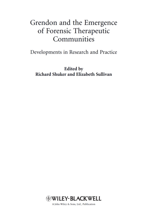 Cover image for book Grendon and the Emergence of Forensic Therapeutic Communities: Developments in Research and Practice