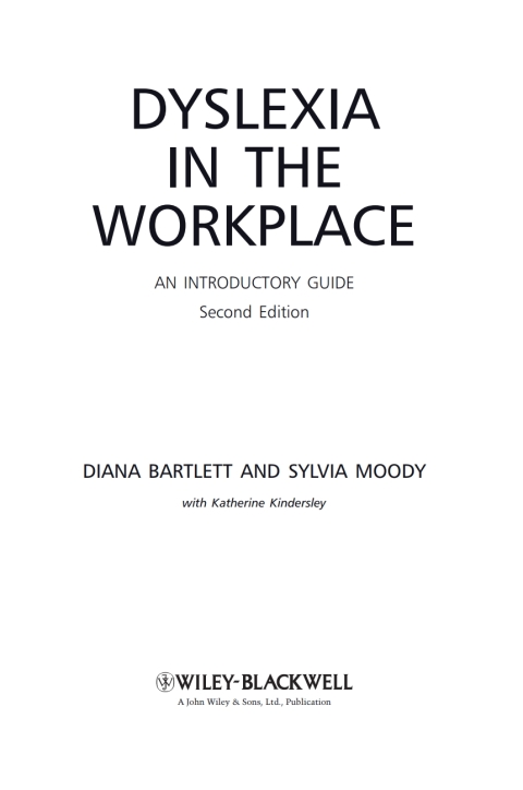 Cover image for book Dyslexia in the Workplace: An Introductory Guide