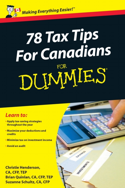 Cover image for book 78 Tax Tips For Canadians For Dummies