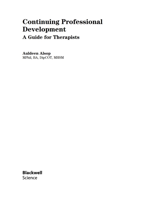 Cover image for book Continuing Professional Development