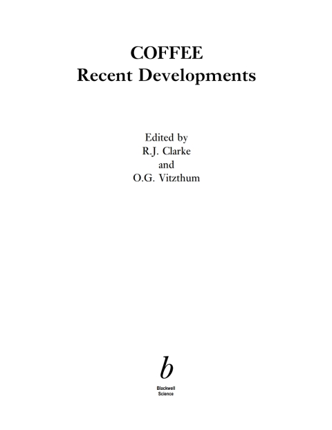 Coffee: Recent Developments 