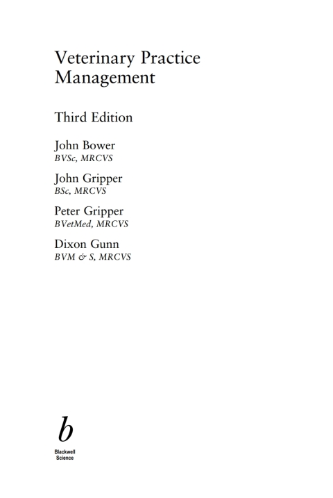 Veterinary Practice Management 