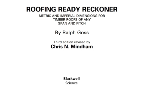 Cover image for book Roofing Ready Reckoner