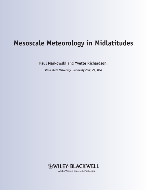 Mesoscale Meterology In Midlatitudes