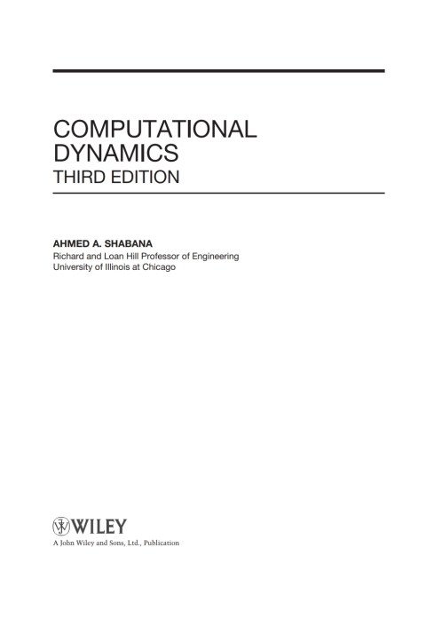 Cover image for book Computational Dynamics