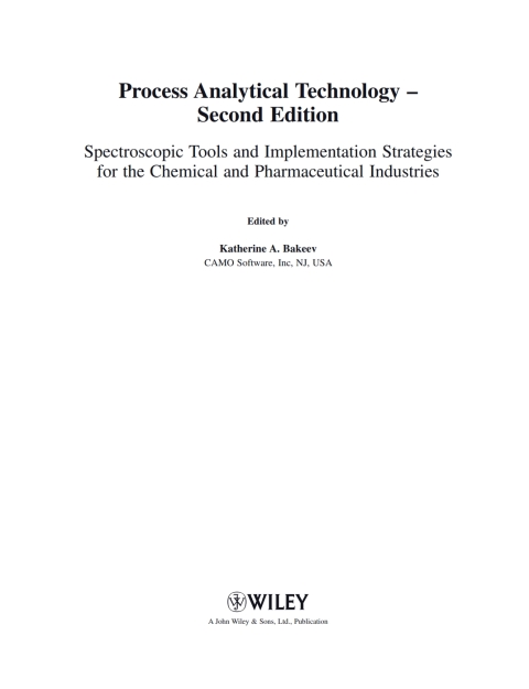 Cover image for book Process Analytical Technology