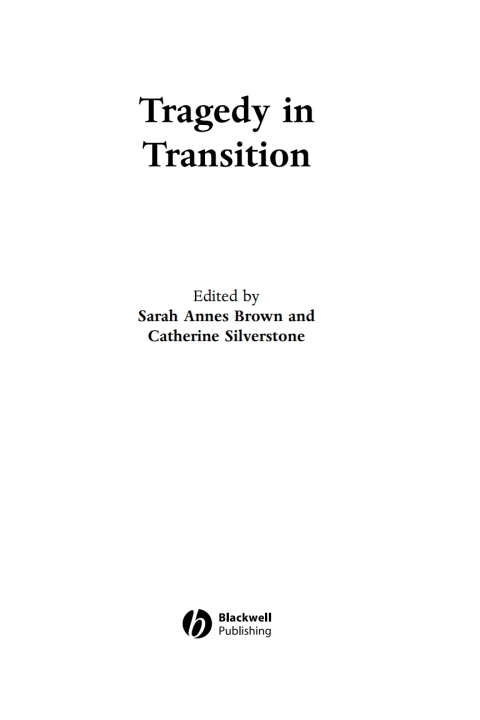 Cover image for book Tragedy in Transition
