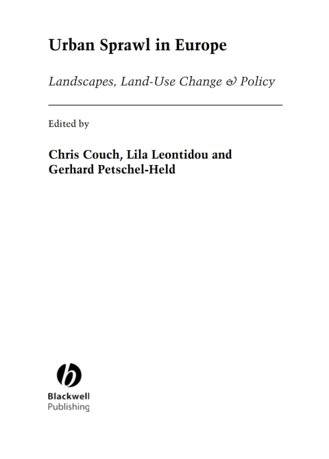 Cover image for book Urban Sprawl in Europe