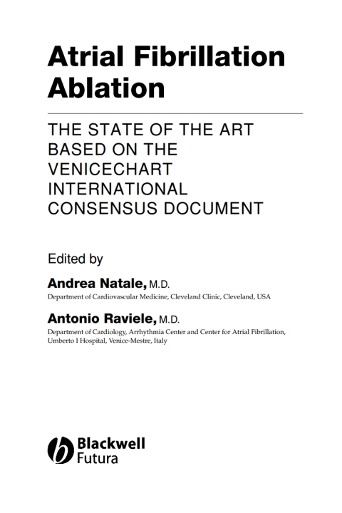 Cover image for book Atrial Fibrillation Ablation