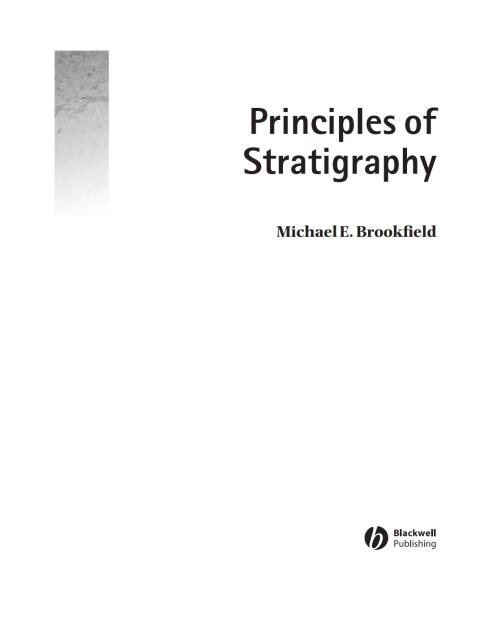 Cover image for book Principles of Stratigraphy
