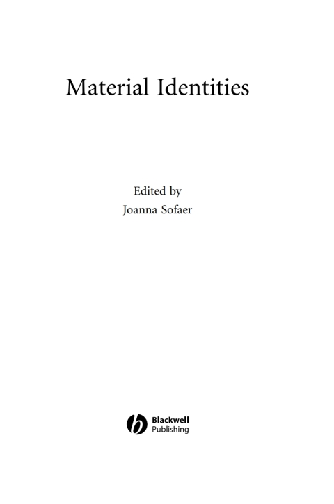 Cover image for book Material Identities