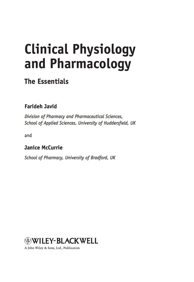 Clinical Physiology and Pharmacology the Essentials