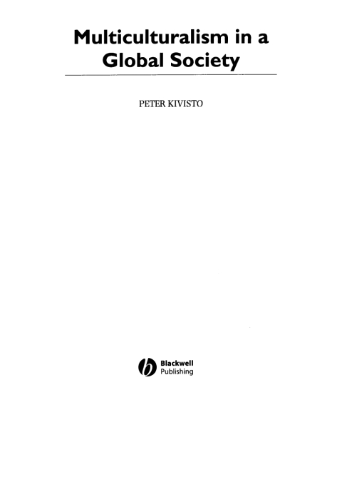 Cover image for book Multiculturalism in a Global Society
