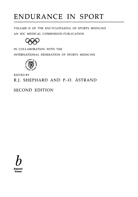 Cover image for book Endurance in Sport