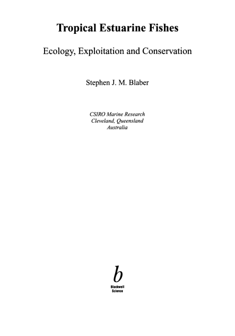 Tropical Estuarine Fishes 