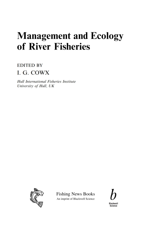Cover image for book Management and Ecology of River Fisheries