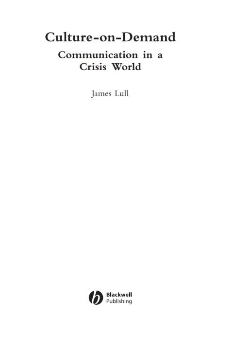 Cover image for book Culture-on-Demand
