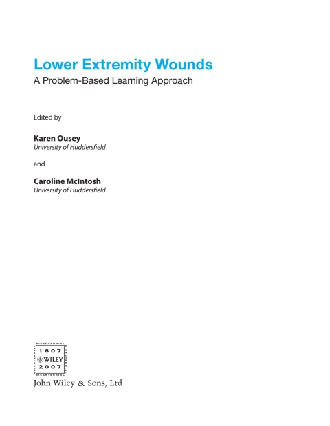 Cover image for book Lower Extremity Wounds: A Problem-Based Approach