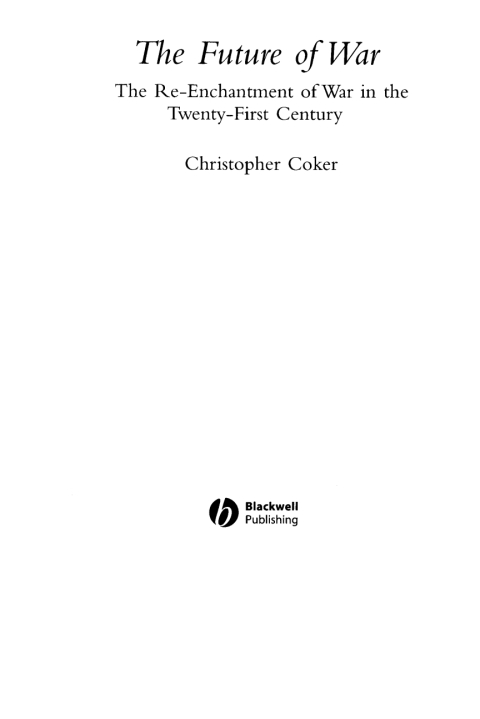 Cover image for book The Future of War
