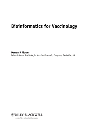 Bioinformatics for Vaccinology