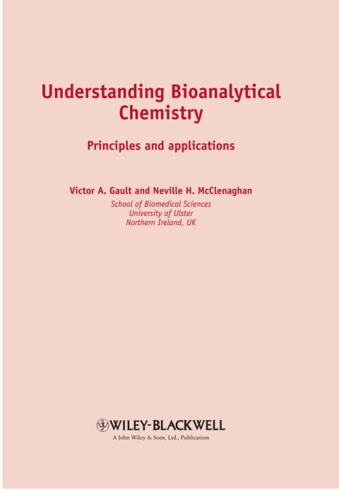 Cover image for book Understanding Bioanalytical Chemistry