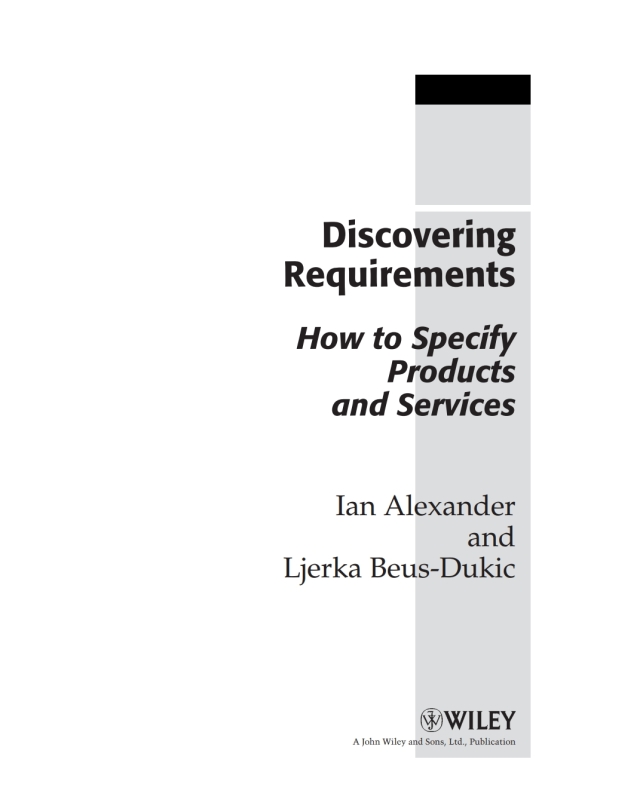 Discovering Requirements