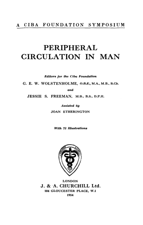 Cover image for book Peripheral Circulation in Man