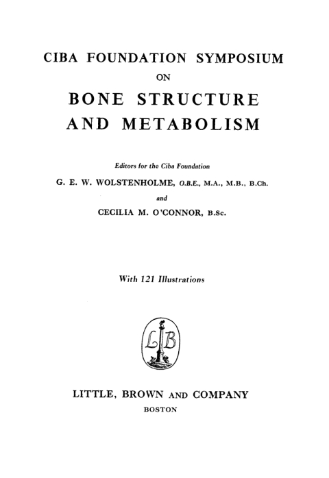 Cover image for book Bone Structure and Metabolism