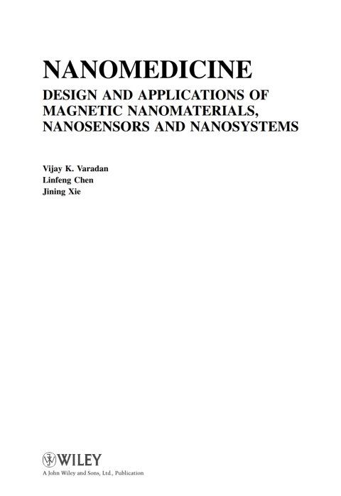 Cover image for book Nanomedicine
