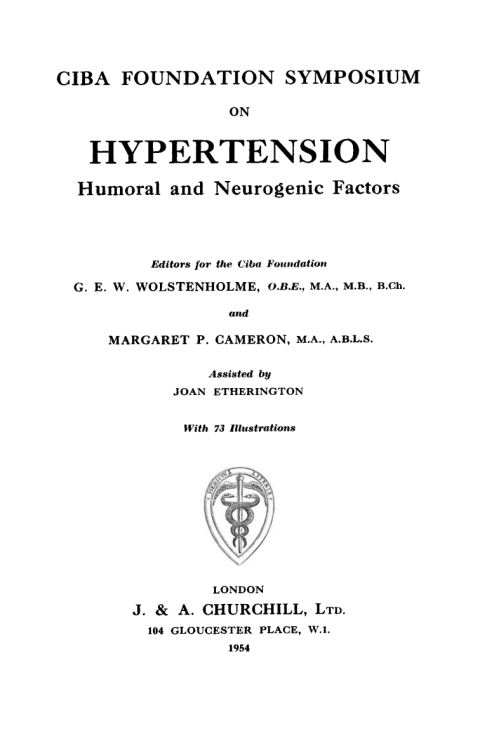 Cover image for book Hypertension