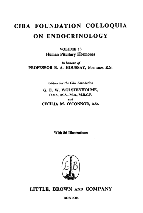 Cover image for book Human Pituitary Hormones, Volume 13