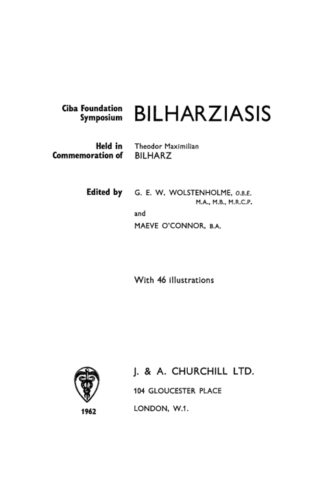 Cover image for book Bilharziasis