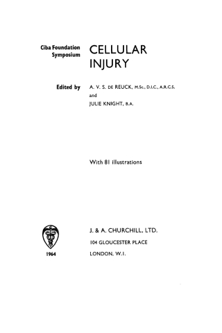 Cellular Injury