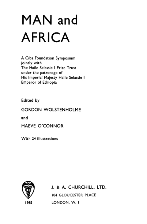 Cover image for book Man and Africa