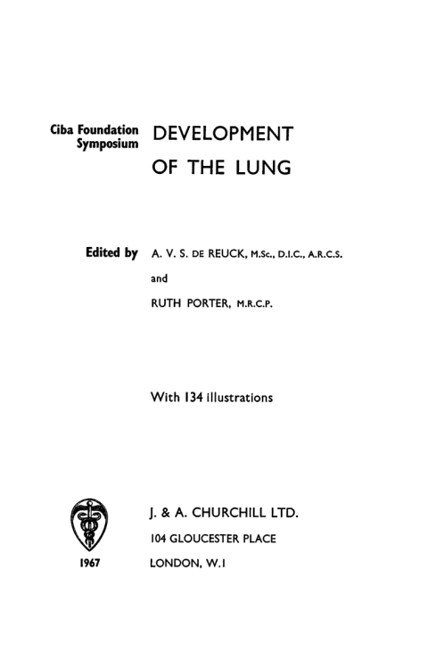 Development of the Lung 