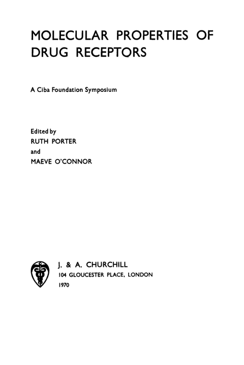 Molecular Properties of Drug Receptors 