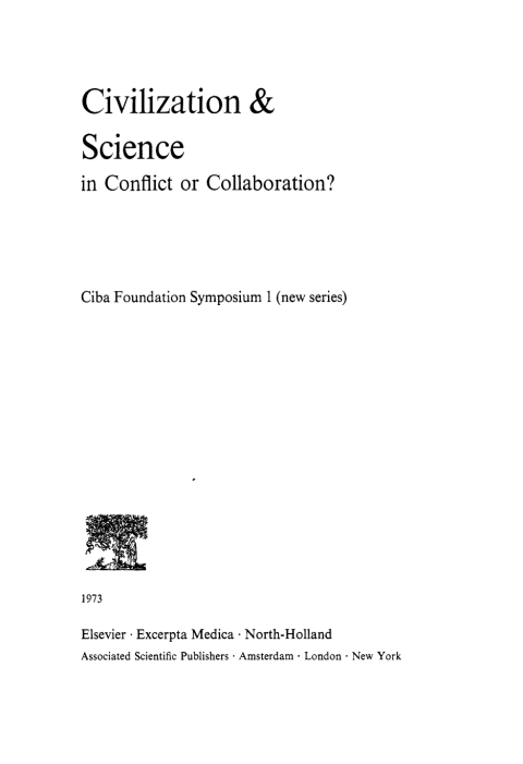 Cover image for book Civilization and Science