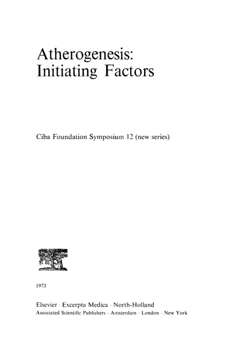 Atherogenesis: Initiating Factors 