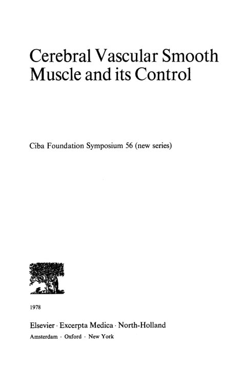 Cover image for book Cerebral Vascular Smooth Muscle and its Control