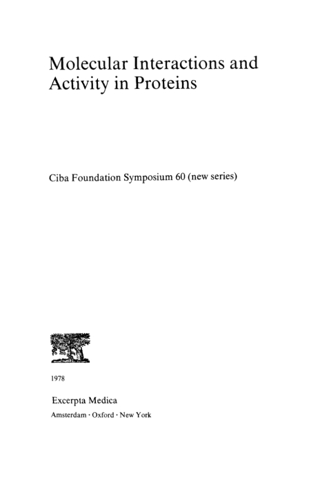 Molecular Interactions and Activity in Proteins 