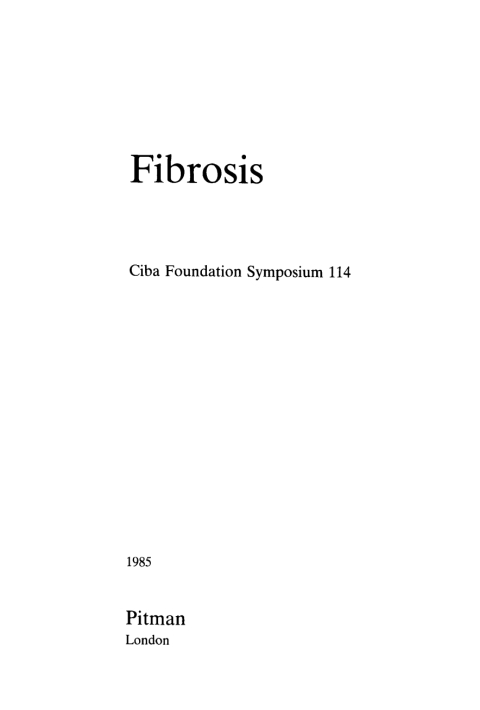 Cover image for book Fibrosis
