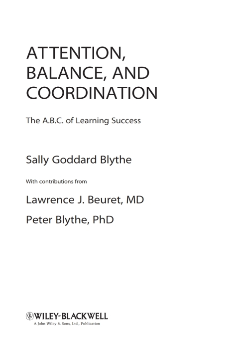 Attention, Balance and Coordination 