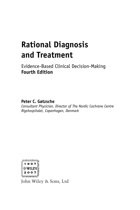 Cover image for book Rational Diagnosis and Treatment