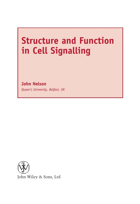 Cover image for book Structure and Function in Cell Signalling