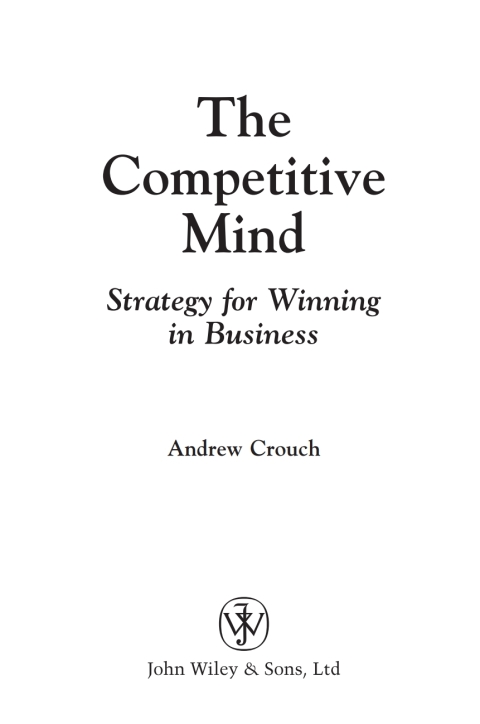 Cover image for book The Competitive Mind