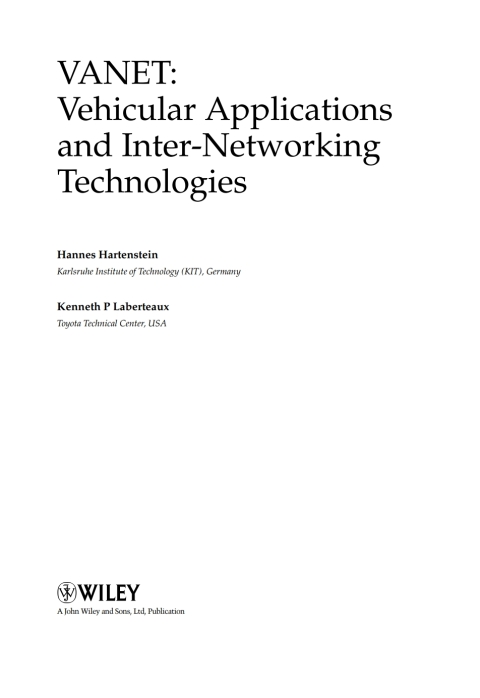 Cover image for book VANET